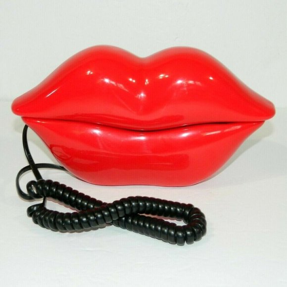 Telemania Other - Vintage 80s Red HOT LIPS Telephone Landline Phone